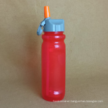 Plastic Sport Bottle with Straw